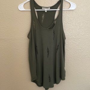 Express Green Tank Top